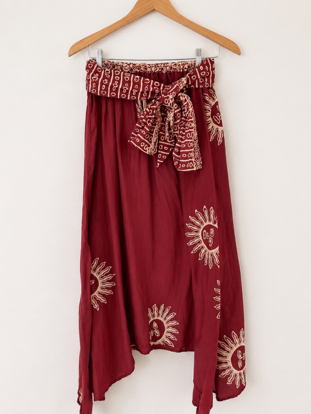 Natalie Martin Boho Sun Print Midi Skirt – Size‎ S